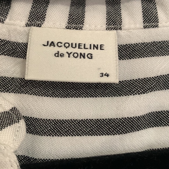 White and dark blue stripped shirt/blouse - Picture 5 of 5